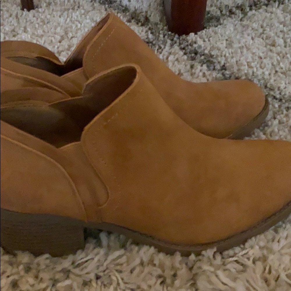 Brown booties